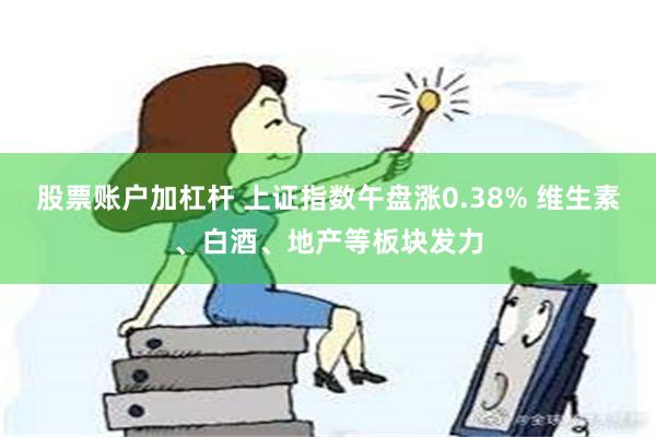 股票账户加杠杆 上证指数午盘涨0.38% 维生素、白酒、地产等板块发力