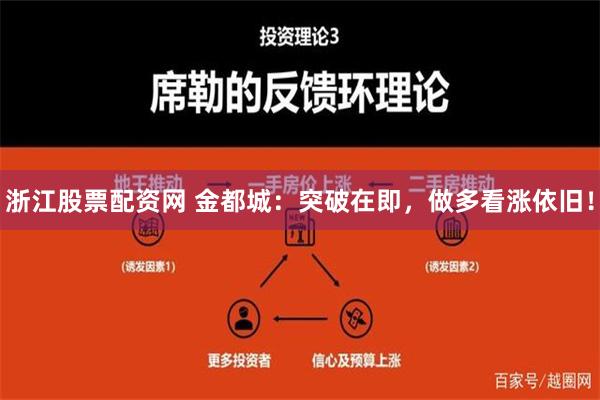 浙江股票配资网 金都城：突破在即，做多看涨依旧！