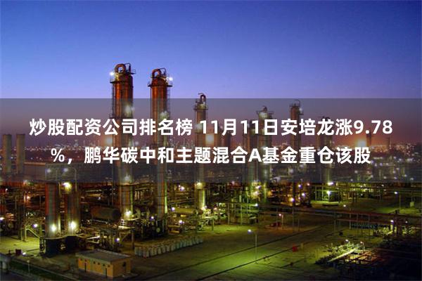 炒股配资公司排名榜 11月11日安培龙涨9.78%，鹏华碳中和主题混合A基金重仓该股