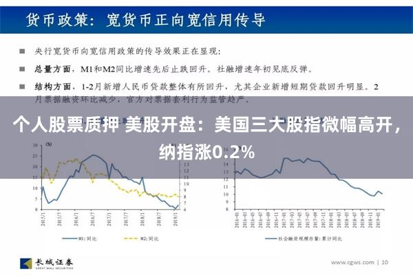 个人股票质押 美股开盘：美国三大股指微幅高开，纳指涨0.2%